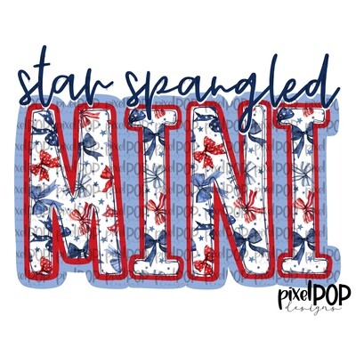 Star Spangled Mini PNG | July 4 Independence | Hand Drawn PNG | July 4th | Digital Download | Printable Art