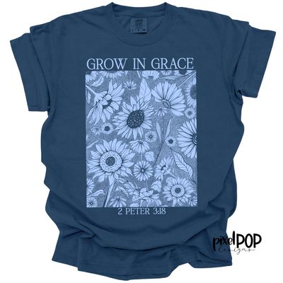 CUSTOM: Grow in Grace Sunflowers Floral (COLOR CHANGE)