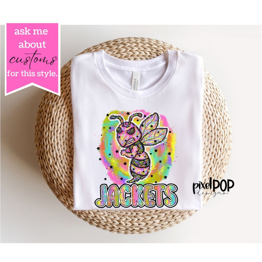 90s Girl Nostalgia Mascot Jackets PNG | Team Sublimation Design | Team Spirit Design | Jackets Clip Art | Digital Download | Printable Artwork