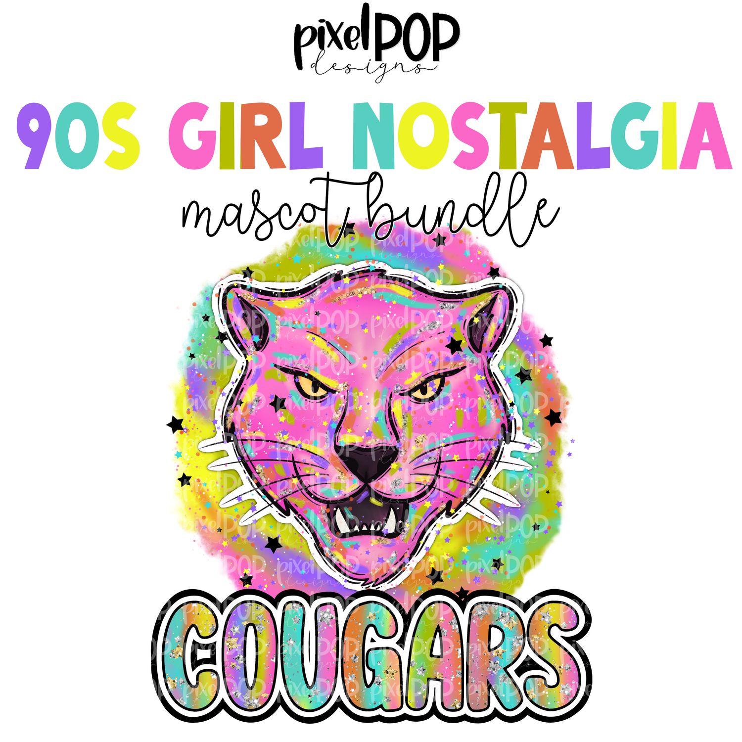 BUNDLE: 90&#39;s Girl Nostalgia Mascots