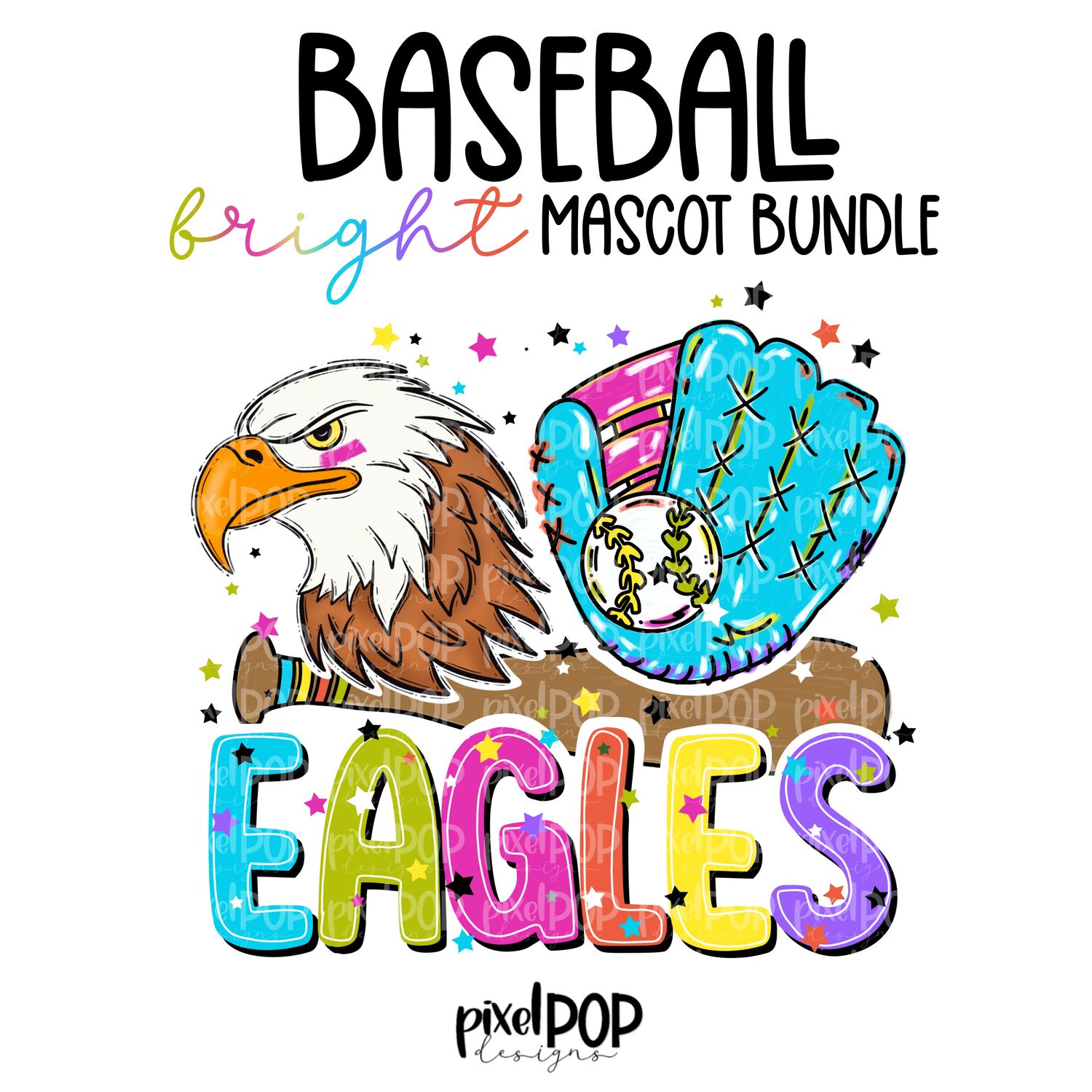 PRE-ORDER BUNDLE: Baseball Mascots - Bright **BUY IN NOW - STILL GROWING**