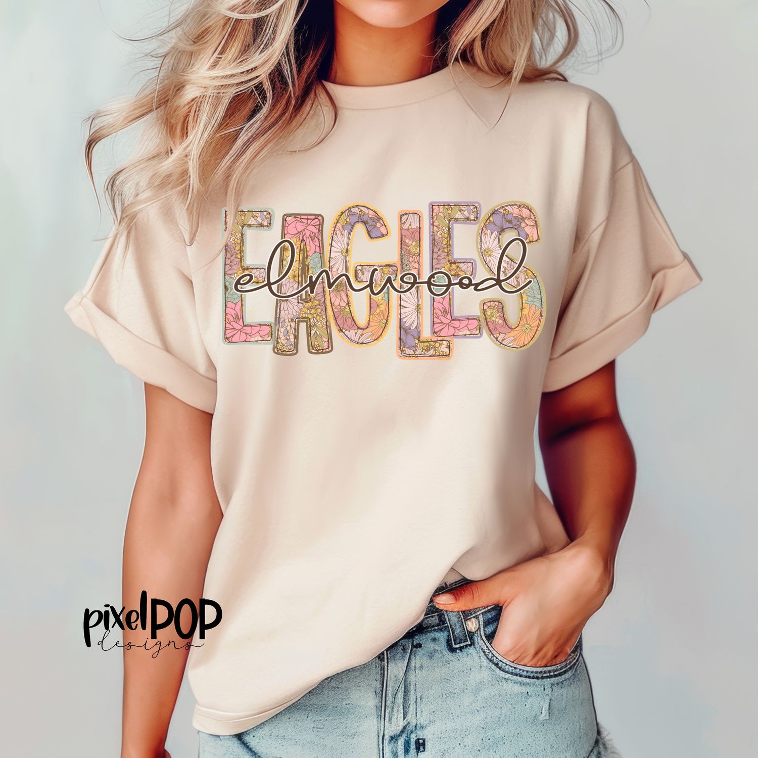 CUSTOM: Muted Boho Floral