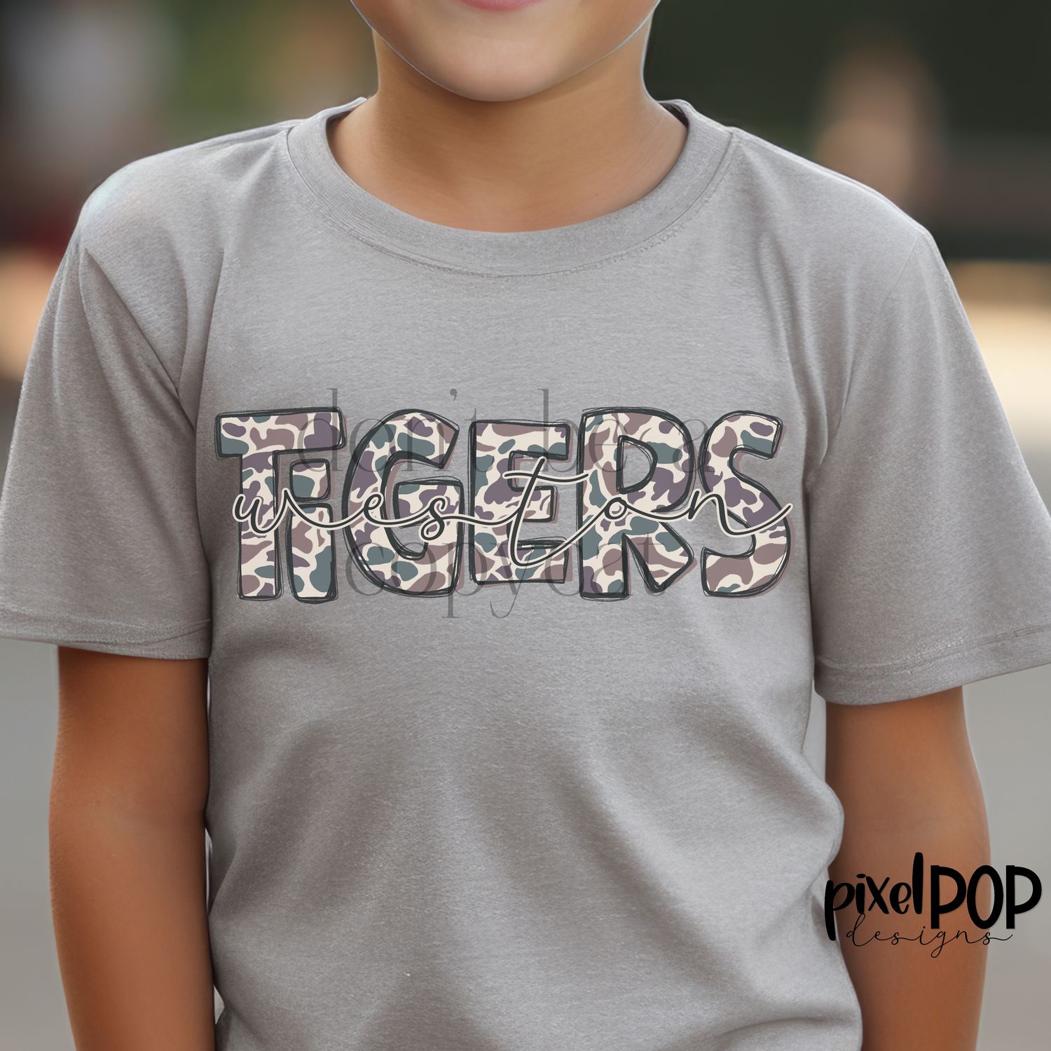 CUSTOM: Camouflage Word + Script Overlay