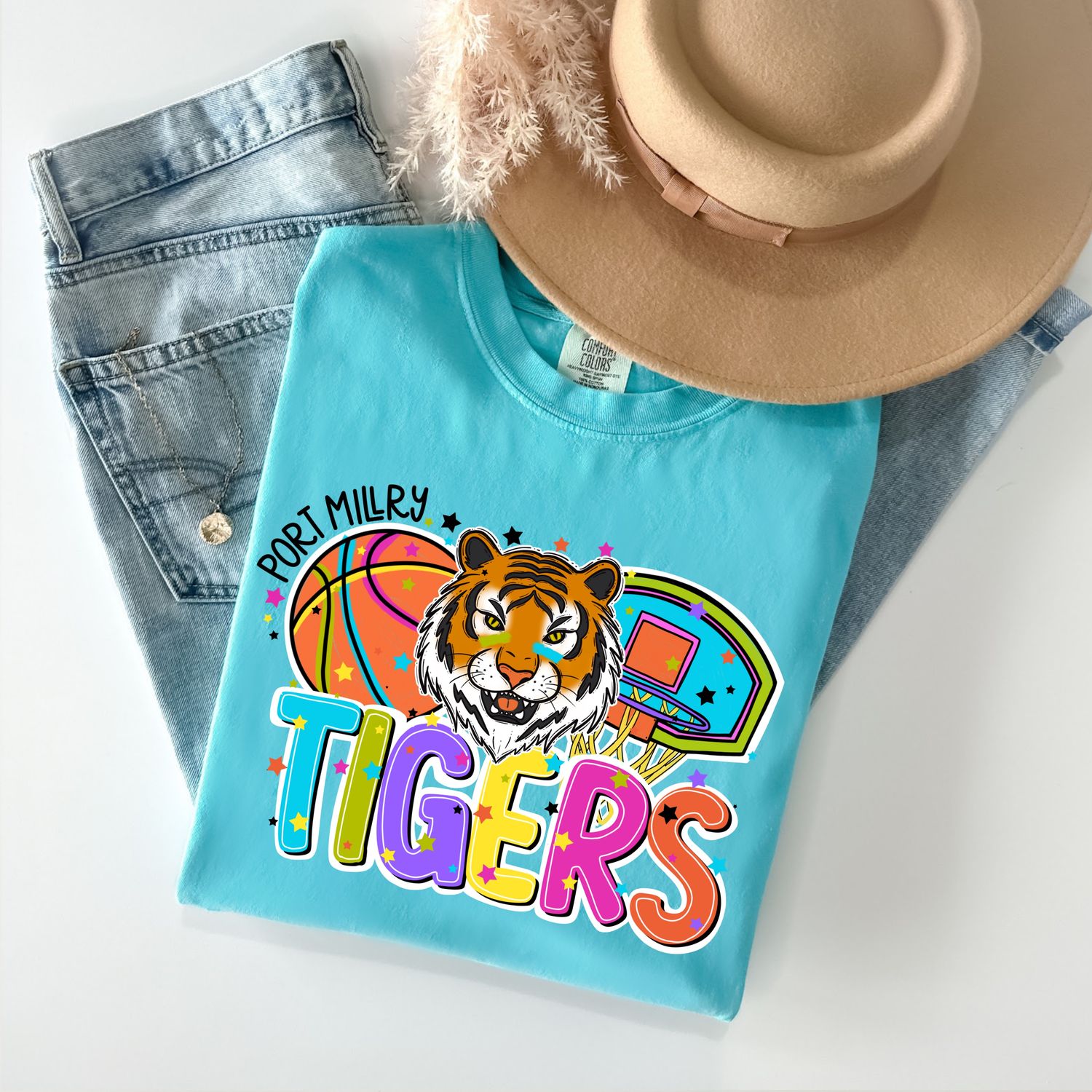 CUSTOM: Basketball Mascot BRIGHT -  (SEE LISTING DETAILS)