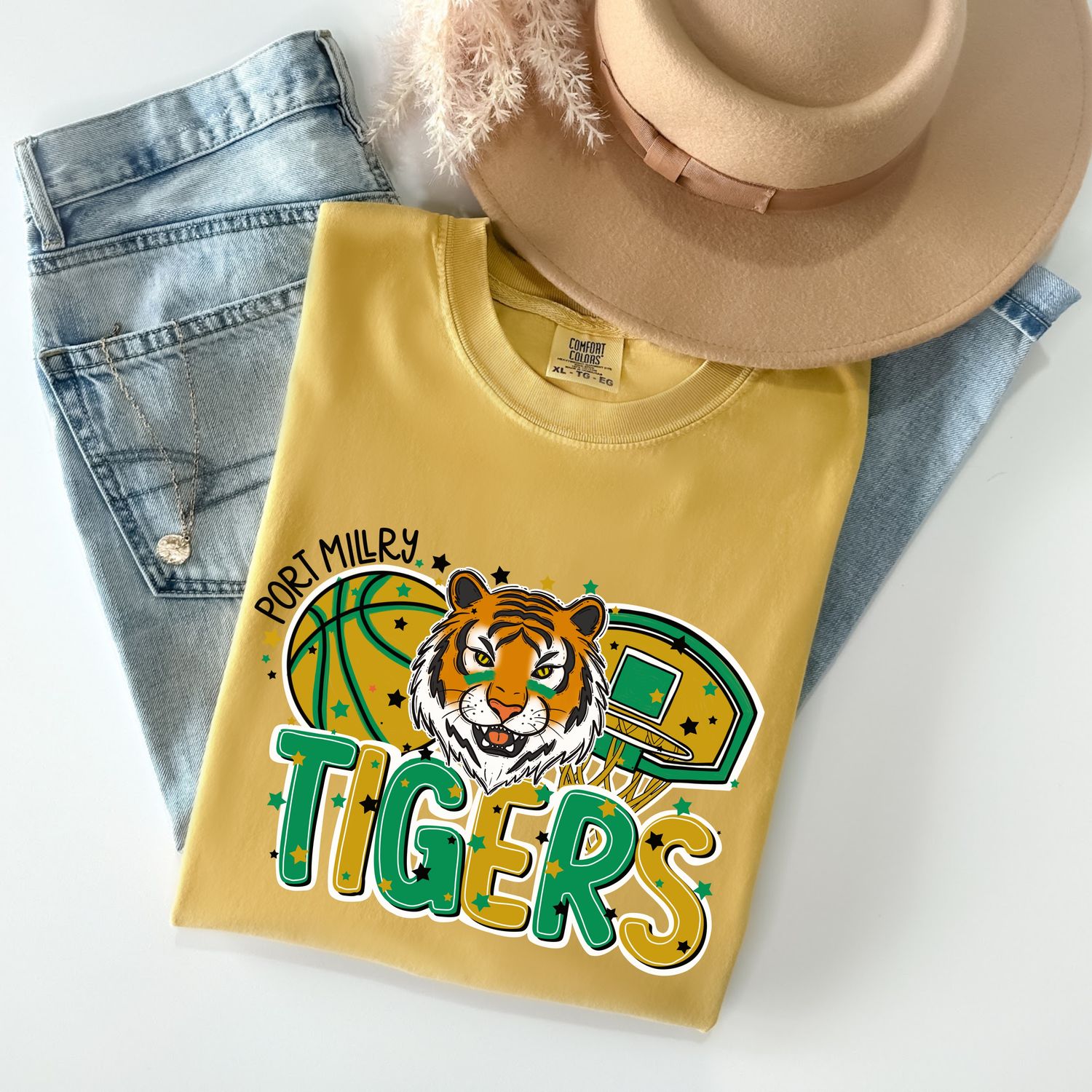 CUSTOM: Basketball Mascot TEAM COLORS -  (SEE LISTING DETAILS)