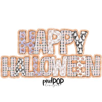 Happy Halloween Multi Pattern PNG | Hand Drawn Digital Art | Sublimation PNG | Digital Art | Printable Artwork | Art