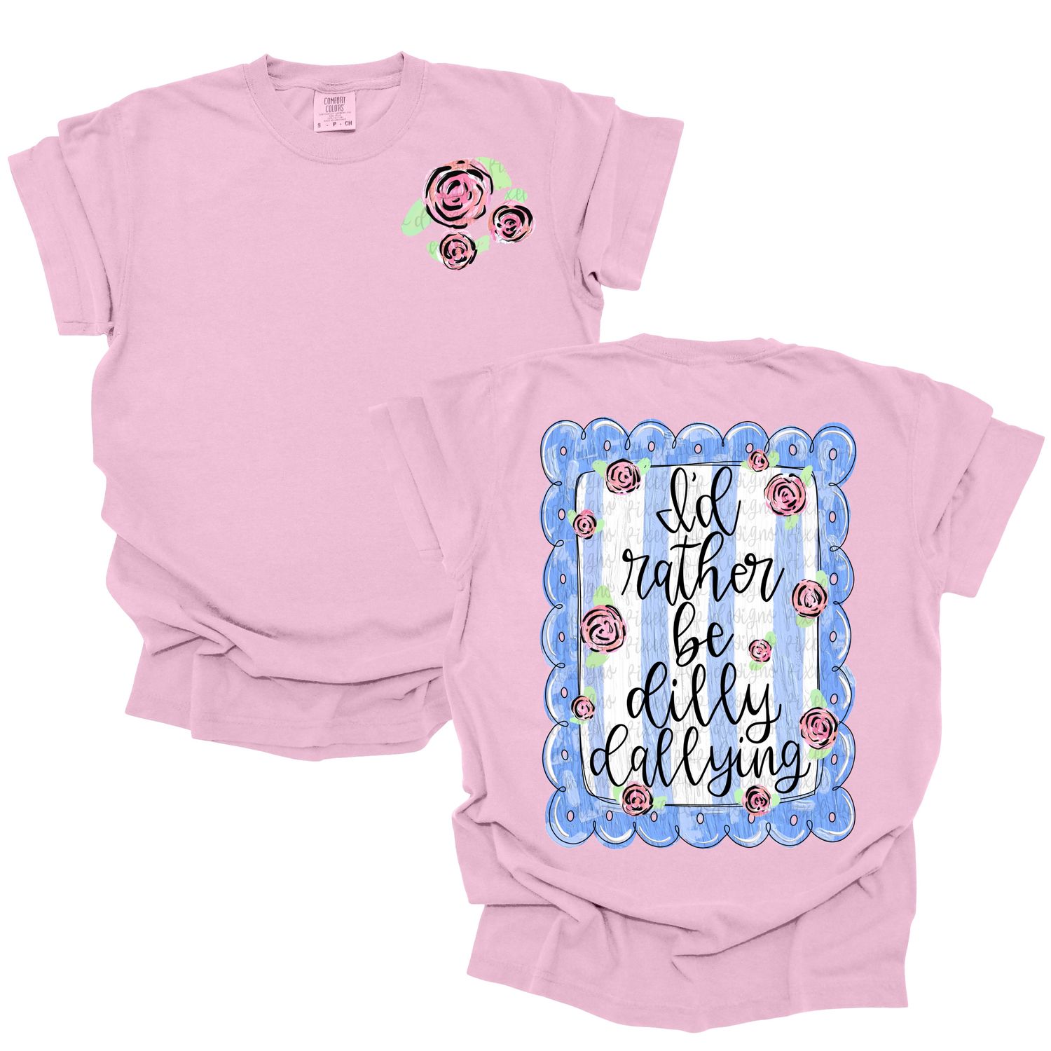 Rather Be Dill Dallying PNG Design PLUS Pocket Design