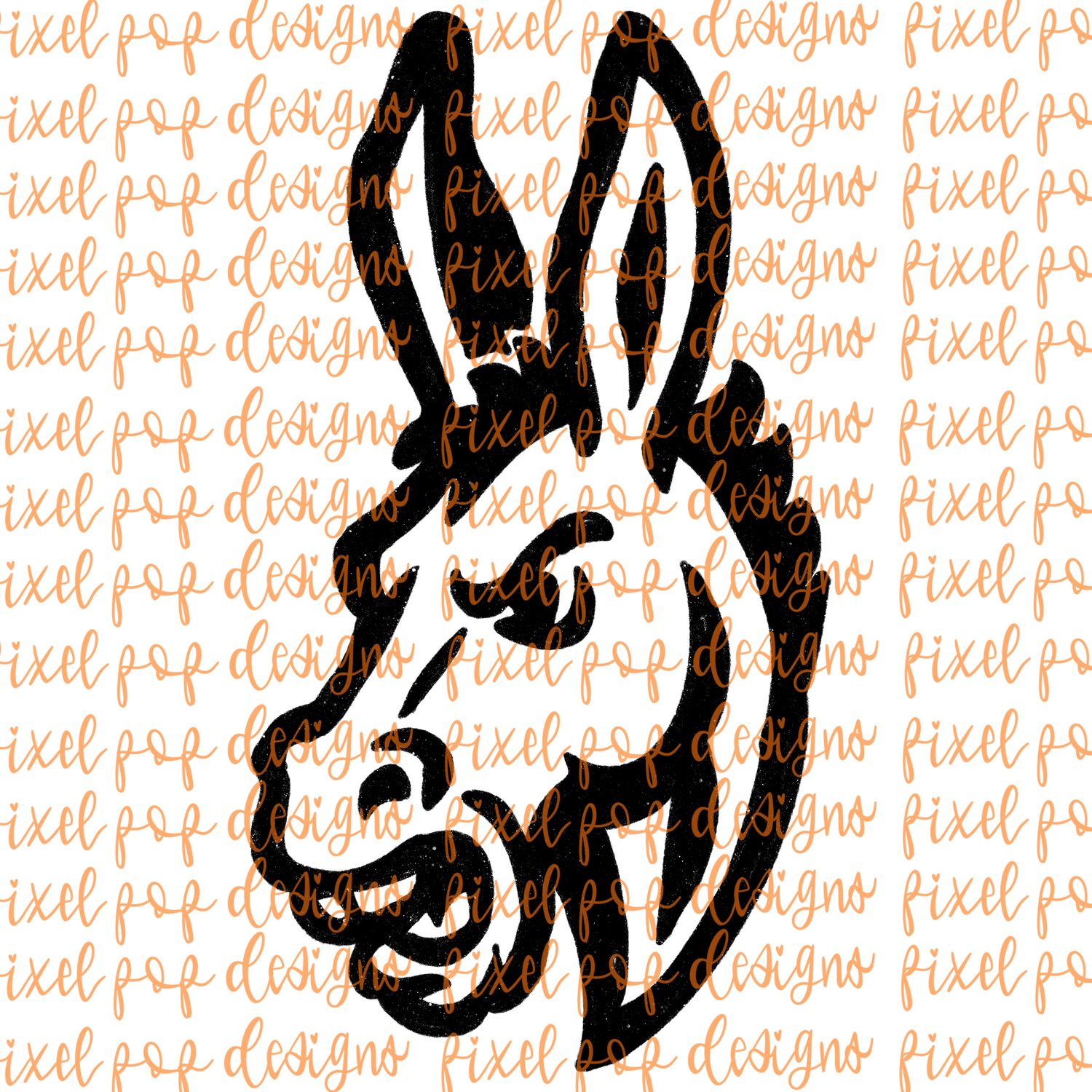 Mule Fierce Mascot Hand Drawn Style PNG