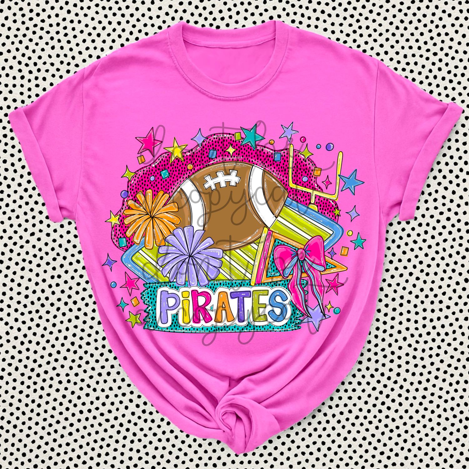Silver Shimmer Football Mascots Pirate Pirates Hand Drawn Spirit PNG + Pocket image