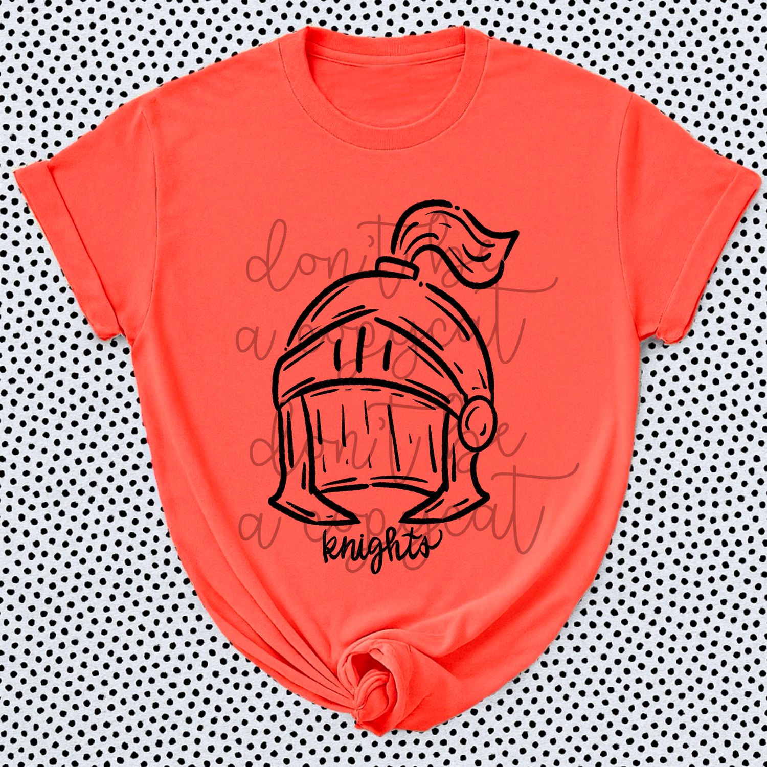 Knights (Helmet Only) Doodle Mascot Hand Drawn Style PNG