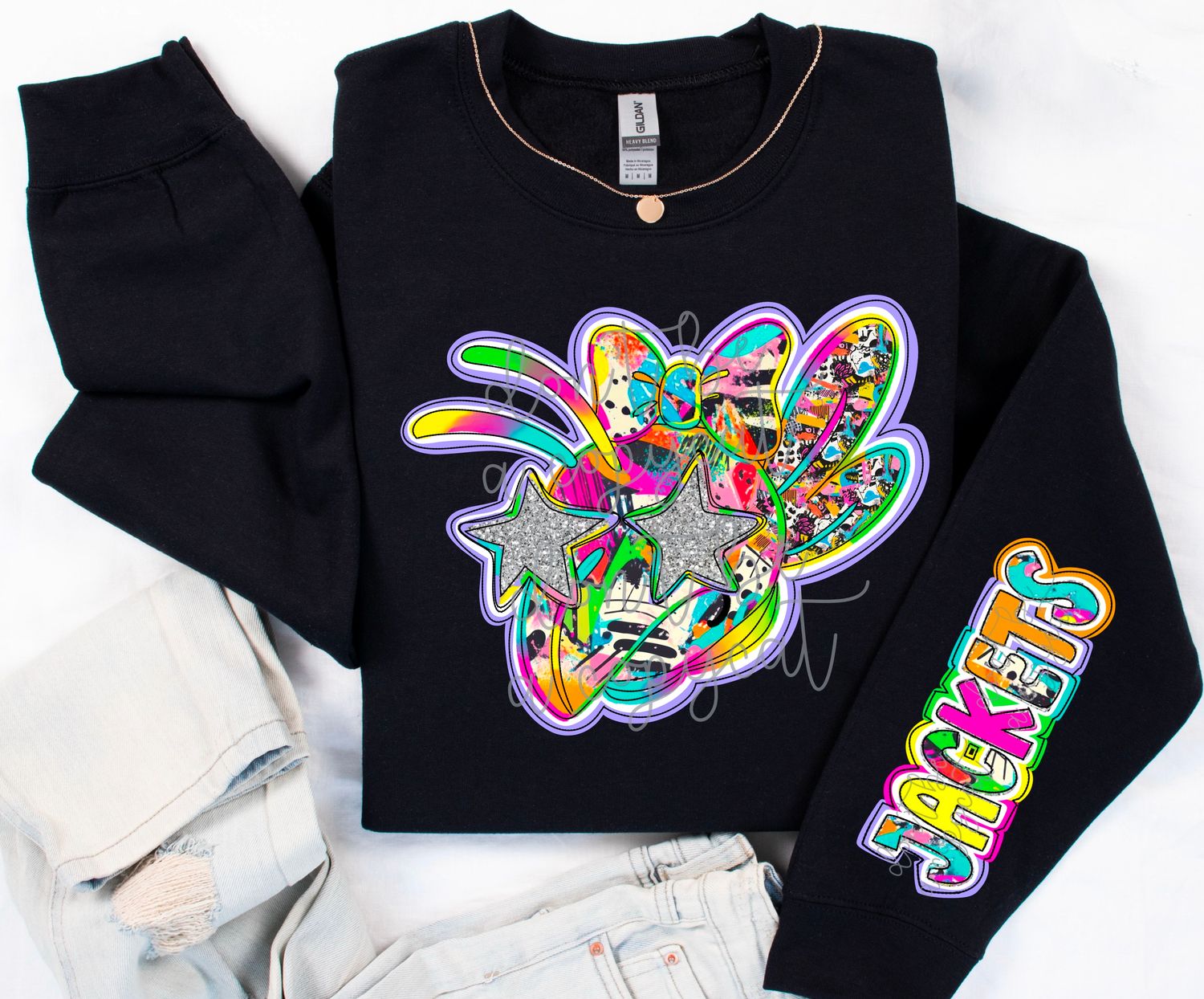 Kaleidoscope Mascot Jackets Hand Drawn PNG Design - You receive 2 separate PNG files