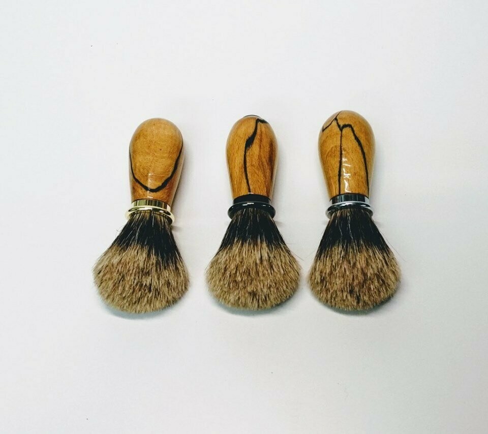 Shaving Brush with 2 Band Badger Knot Hair