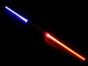 LED LASER SCHWERT DOUBLE LANZE LIGHT SWORD 110 cm lang LED - BLAU ROT LED LASER SCHWERT DOUBLE LANZE LIGHT SWORD 110 cm lang LED - BLAU ROT