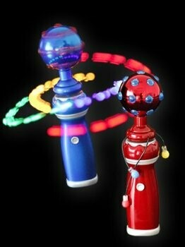 LED ROTOR MEGA WIRBLER DISCOBALLS fliegende Lichter bunte LEDs BLAU ROT LED ROTOR MEGA WIRBLER DISCOBALLS fliegende Lichter bunte LEDs BLAU ROT