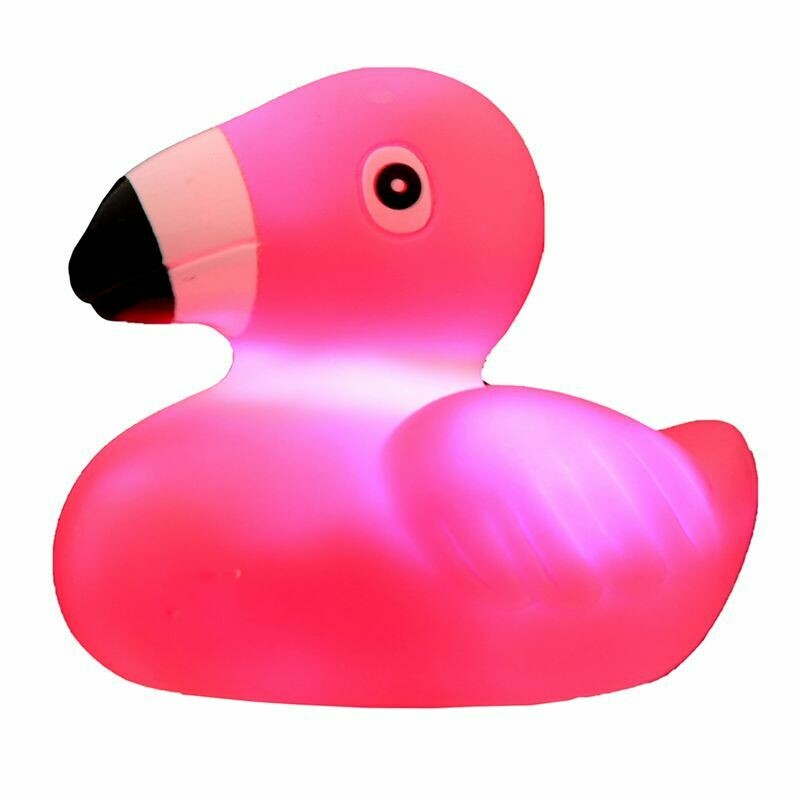 Blink Badeente Flamingo LED Farbe pink - Multicolor blinkend Blink Badeente Flamingo LED Farbe pink - Multicolor blinkend