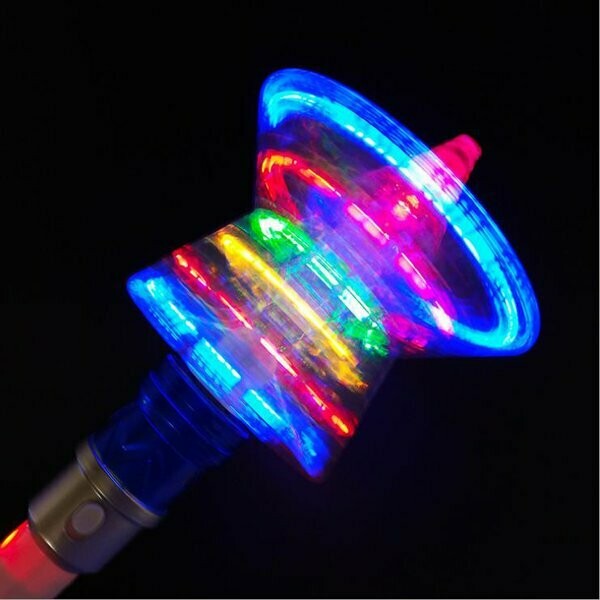 LED XXXL Monster Giga.Wirbler QuallenWirbel 2 Infinity fliegende BÄNDER bunte LEDs