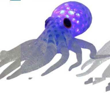 Blink Squeeze Octopus mit Licht LED Aufleuchtender oktopus - Multicolor blinkend