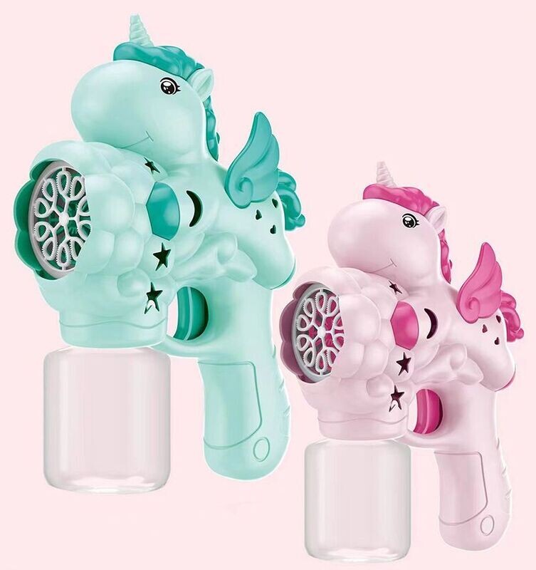 LED Seifen Blasen Bubble Gun Einhorn Licht 10 Strahl Power Size ca. 16x23cm LED Seifen Blasen Bubble Gun Einhorn Licht 10 Strahl Power Size ca. 16x23cm