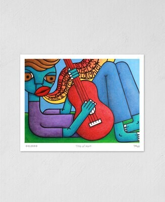 Music & Laughter (Limited Edition Print SMALL size)
