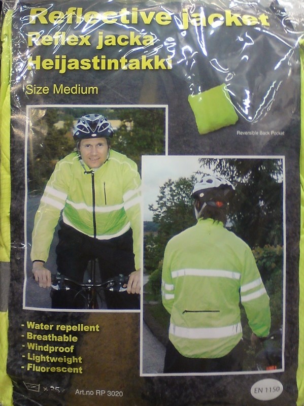 Biker&#39;s visibility and wet protection jacket - FREE SHIPPING