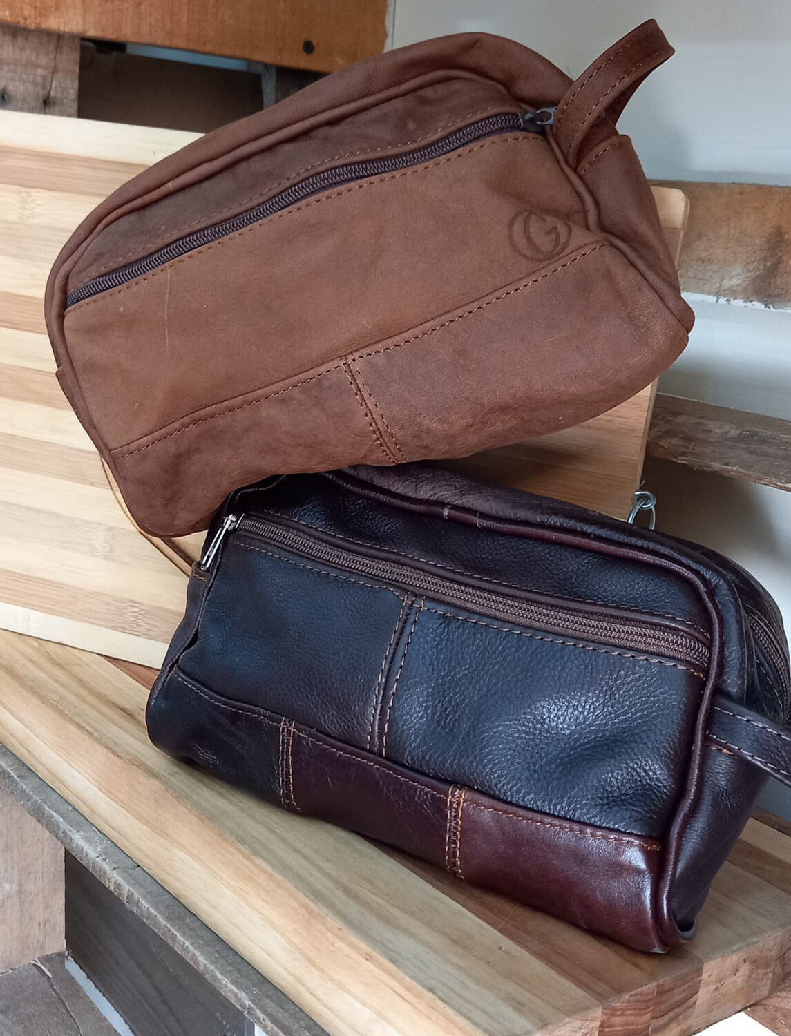 Leather Toiletry Bag