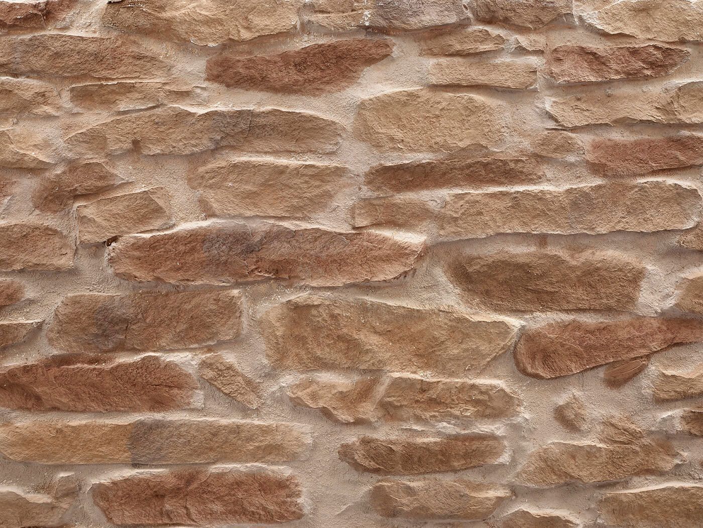 Panel de Piedra Lajas Marrón Claro 3D
