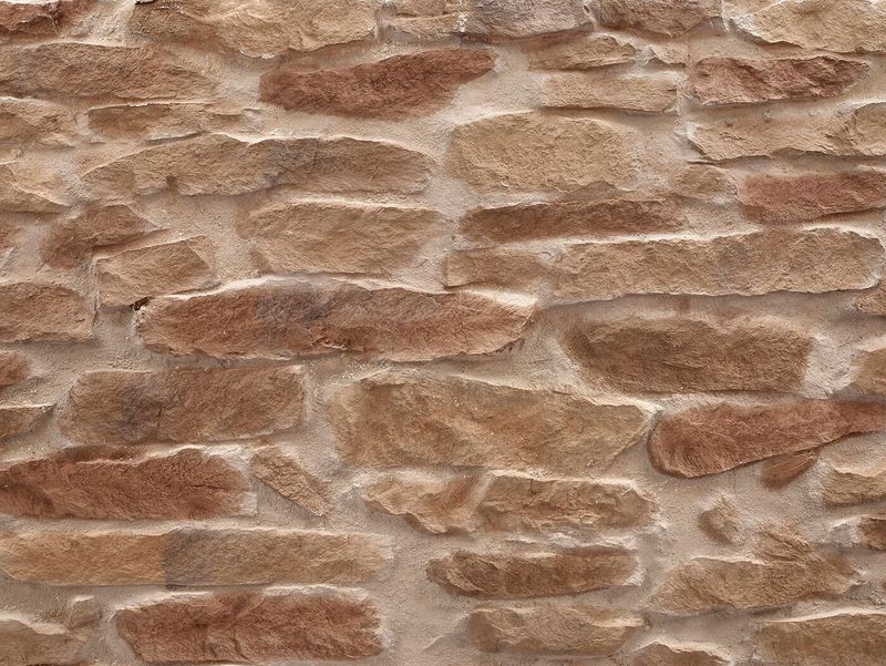 Panel de Piedra Lajas Marrón Claro 3D