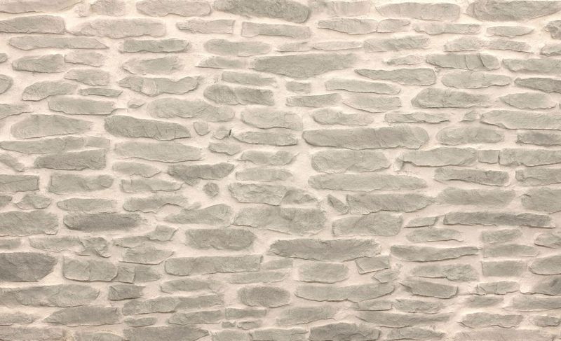 Panel de Piedra Lajas Gris 3D