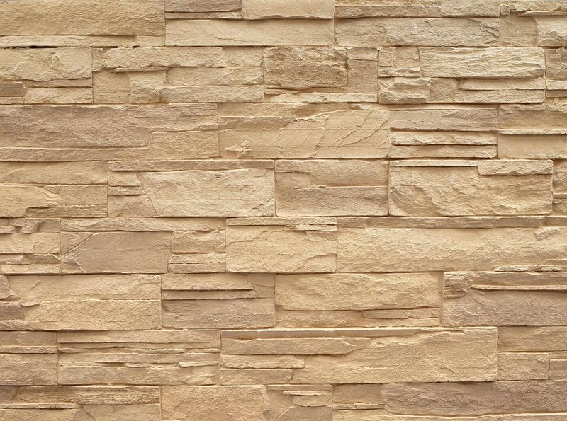 Panel de Piedra Lascas Terrosa 3D