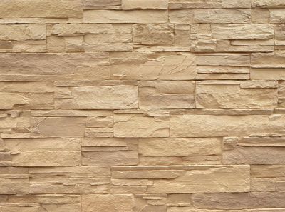 Panel de Piedra Lascas Terrosa 3D