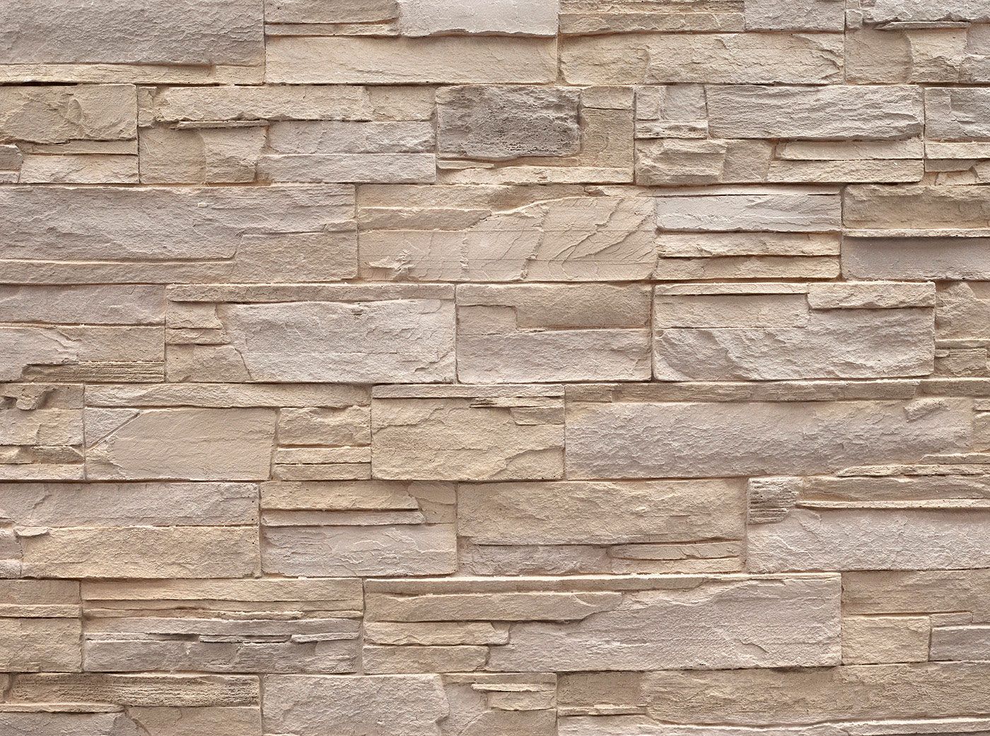 Panel de Piedra Lascas Gris 3D