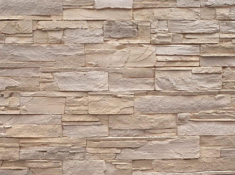 Panel de Piedra Lascas Gris 3D
