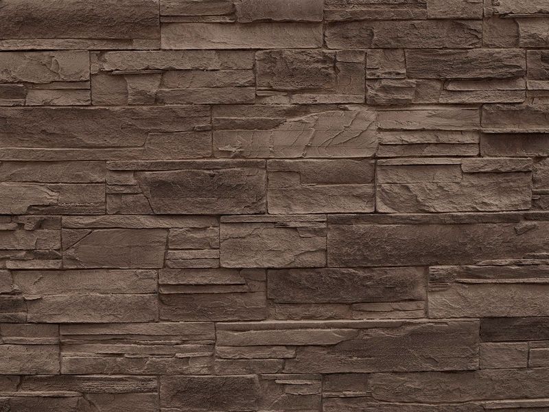 Panel de Piedra Lascas Antracita 3D