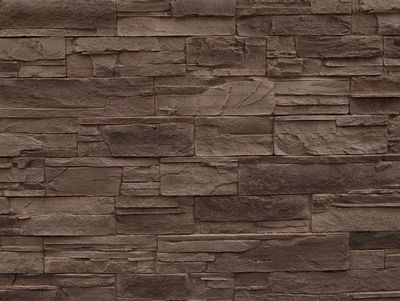 Panel de Piedra Lascas Antracita 3D