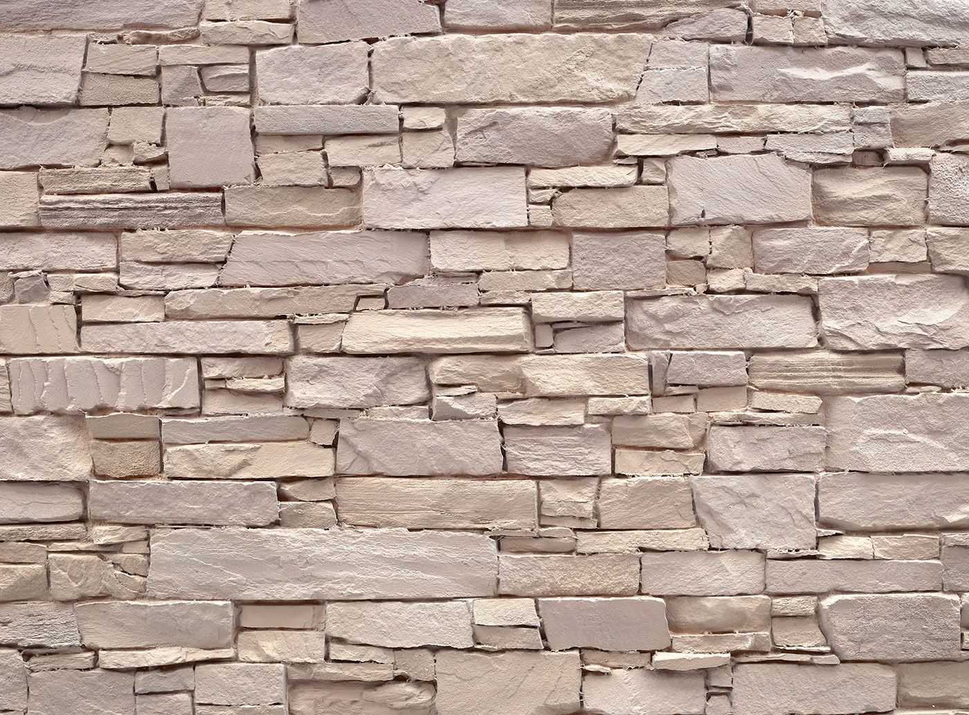 Panel de Piedra Lascas Navarrete Gris 3D