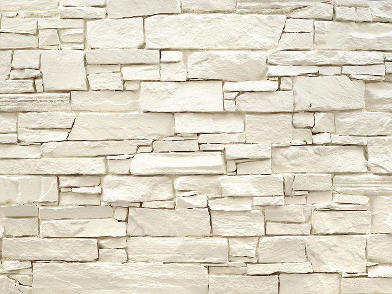 Panel de Piedra Lascas Navarrete Blanco 3D