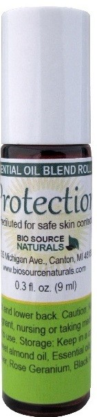 Protection Essential Oil Roll-On - 0.3 fl oz (9 ml) Amber Glass Roll-On Bottle with Stainless Steel Roller Ball and Cap