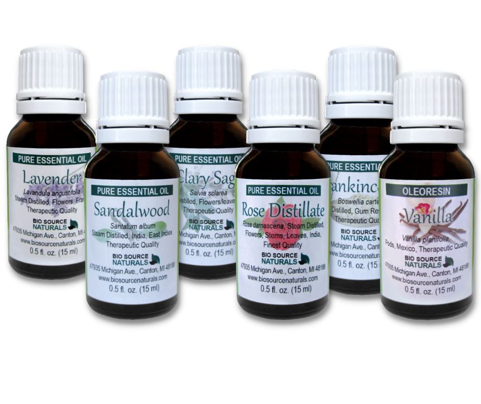 Buy Premium Essential Oils Set of Six-Biosource Naturals  Carrier Oils to  Dilute Essential Oils - Bio Source Naturals