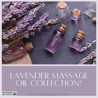 Lavender Massage Oil Collection 8 fl oz (227 ml) (4 Pack)