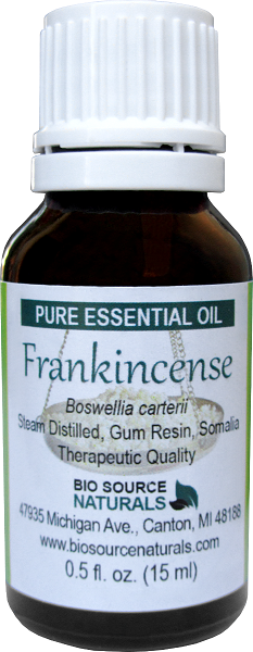Frankincense, (Boswellia carterii) - Pure Essential Oil - with Analysis Report
