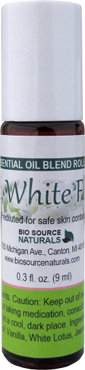 Soft, White Floral Essential Oil Blend - 0.3 fl oz (9 ml) Roll On