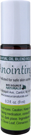 Anointing Essential Oil Blend Roll-On -0.3 fl oz (9 ml) Amber Glass Roll-On Bottle with Stainless Steel Roller Ball and Cap