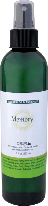 Memory Essential Oil Blend - 8 fl oz (227 ml) Spray