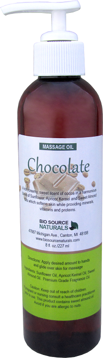Chocolate Massage Oil 8 fl oz (227 ml)