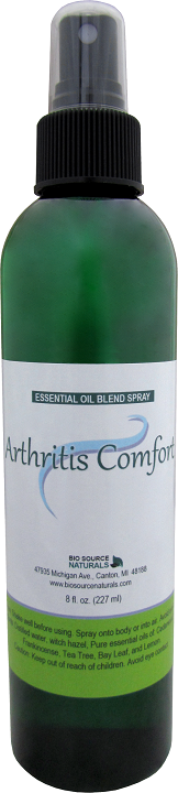 Arthritis Comfort Spray - 8 fl oz (227 ml) with 12 ALL-New EFT Tapping, Affirmations &amp; Journal Entry Prompts for Body-Mind Healing Support