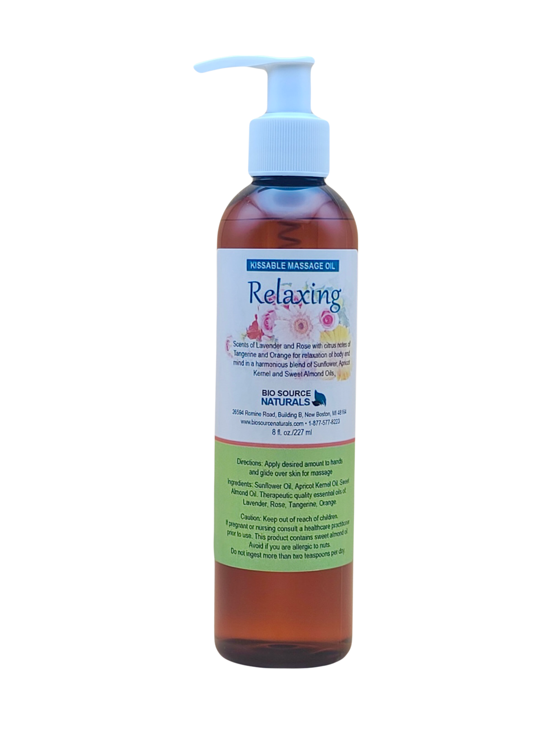 Relaxing Kissable Massage Oil 8 fl oz (227 ml)