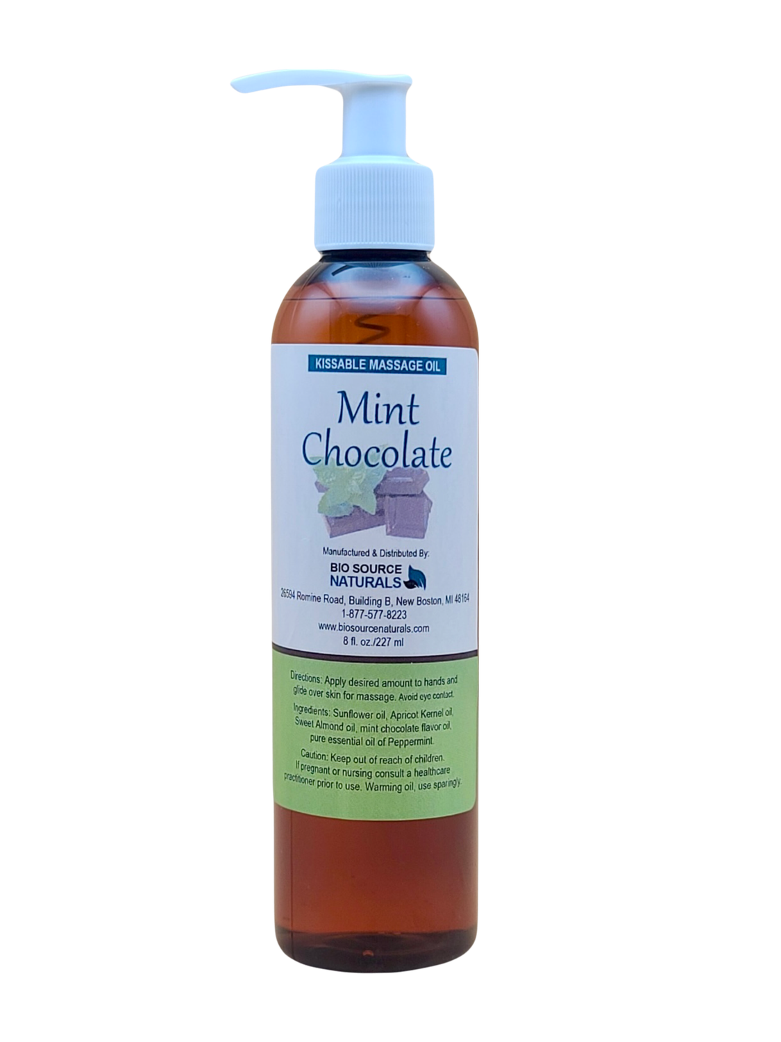 Mint Chocolate Kissable Massage Oil 8 fl oz (227 ml)