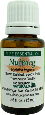 Nutmeg  (Myristica fragrans) Pure Essential Oil Analysis Report