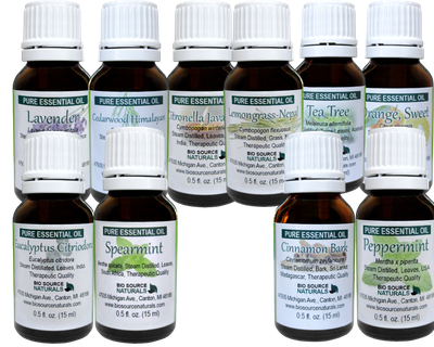 10 Pure Essential Oils to Help Repel Insects - Specially Priced Set (10) 15 ml Bottles - Plus! Free Download 10 Essential Oil Recipes for Gardening