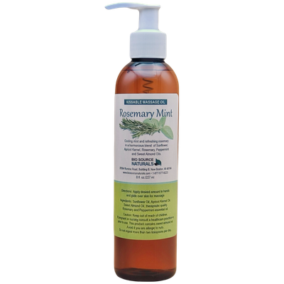 Rosemary Mint Kissable Massage Oil 8 fl oz (227 ml)